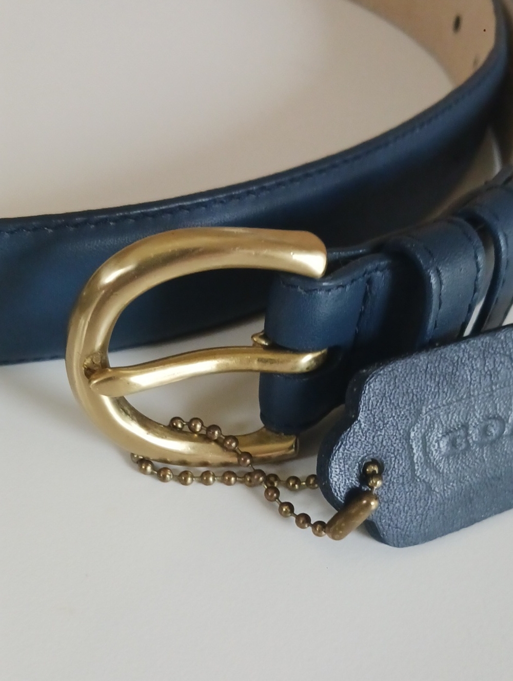 Vintage Coach Leather Belt - Picture 3 of 13